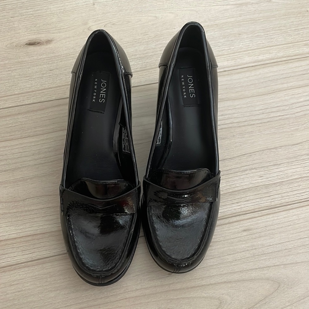 Black Penny Loafers Size 8
